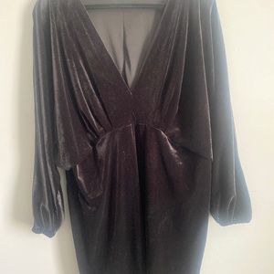 Eloquii velvet mini dress
